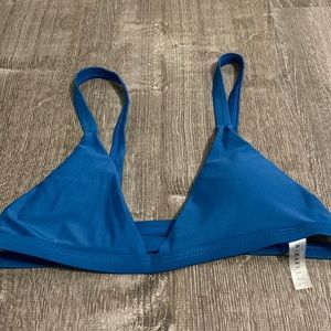 Blue Bathing Suit Top